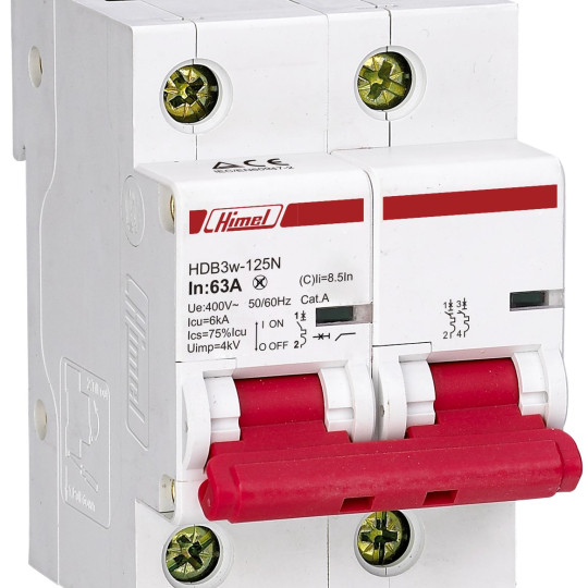 MCB HIMEL HDB3W125H2_2P(80~125A)10KA MCB HIMEL HDB3W125H2_2P(80~125A)10KA